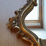Gilded baroque mirror