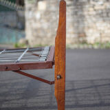 Old wood folding bed, reconstruction period bed, daybed