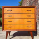Commode Vintage Pieds Compas, Meuble Ancien