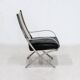 Henri Pouenat chair and "Schneider" ottoman