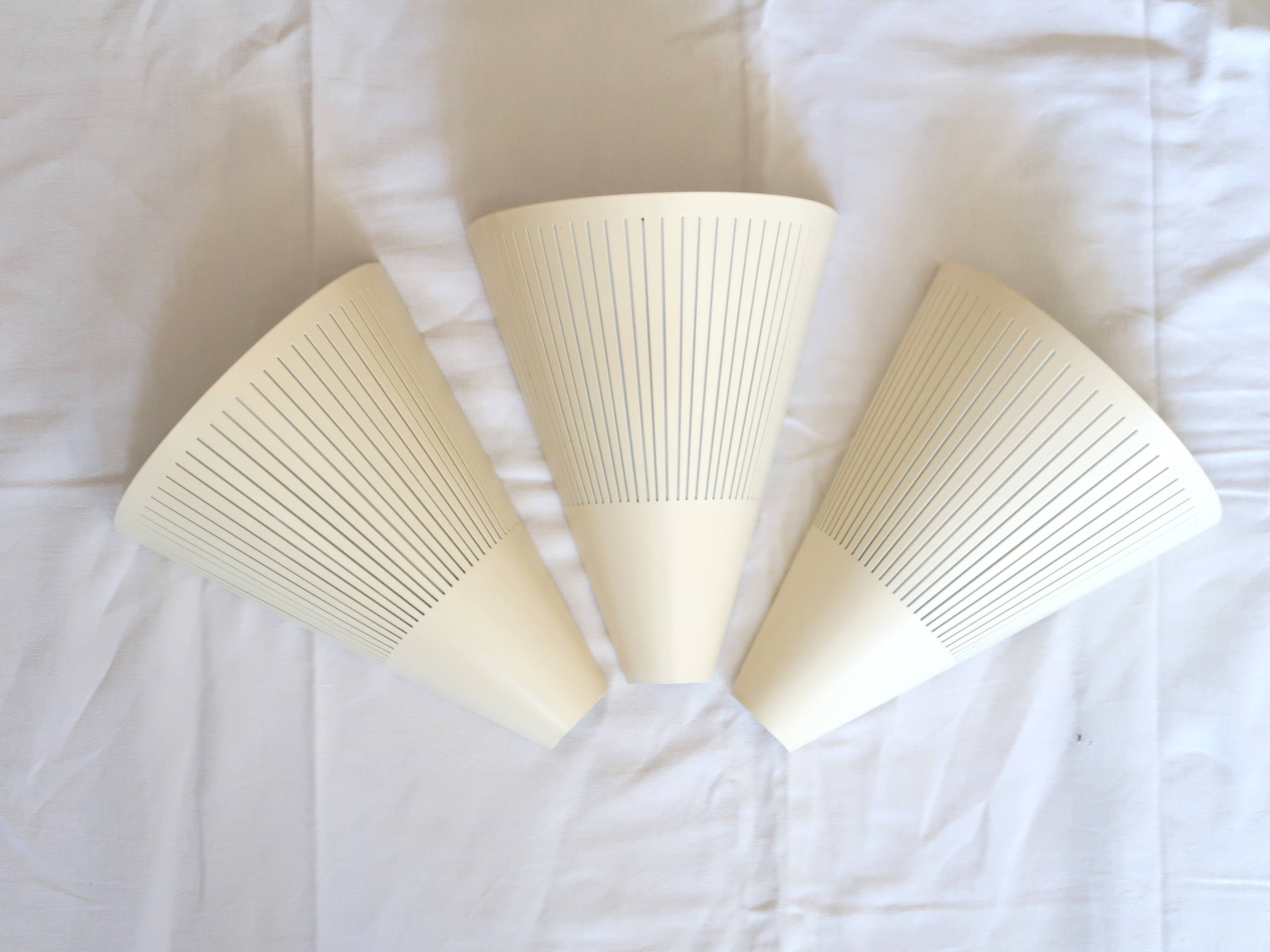 Set of 3 vintage Ikea Klyka wall lights