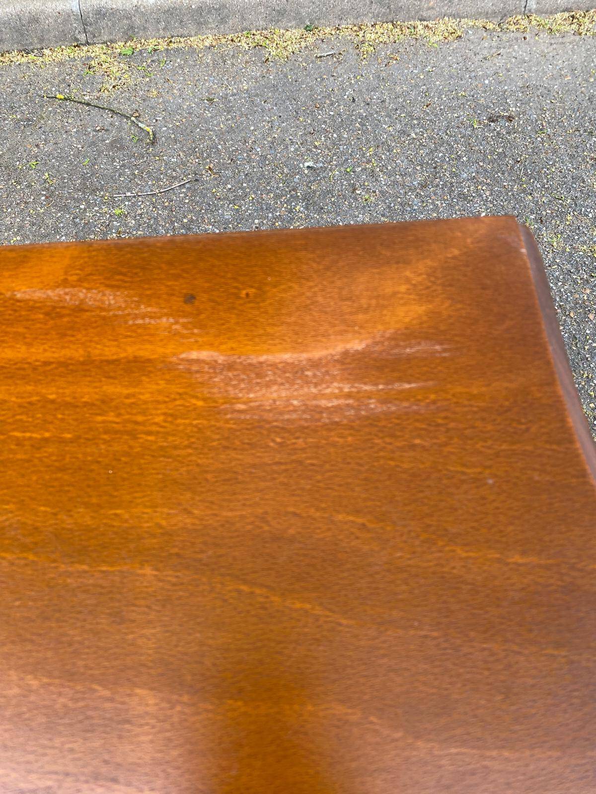 2 Louis XV bedside tables in cherry wood from 1950.