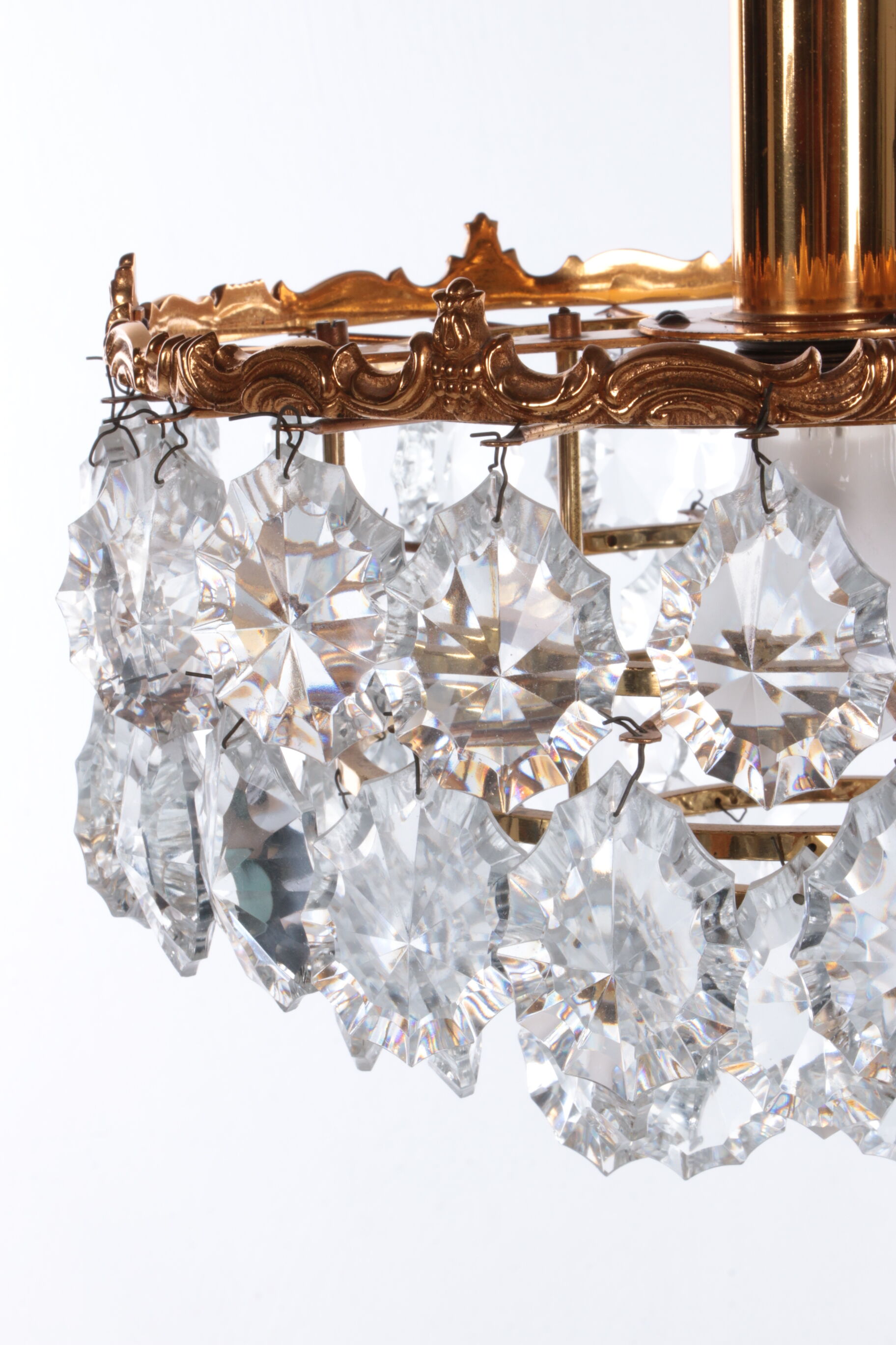 Vintage chandelier design by Christoph Palme,1960 Germany