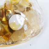 Vintage 1970’s Muranoglass wall flush mount light by La Murrina