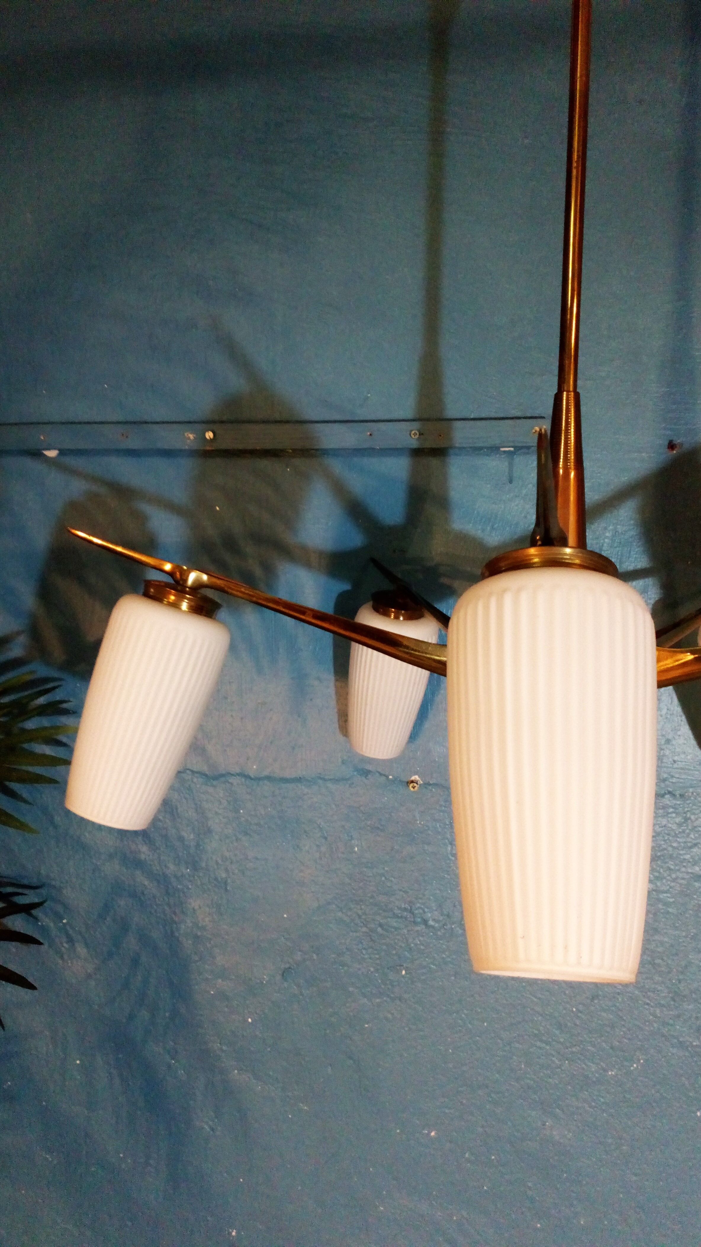Chandelier suspension "Star" 1950s