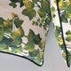 Cushion in old canvas Romanex 50s Ivy decor 40x60cm