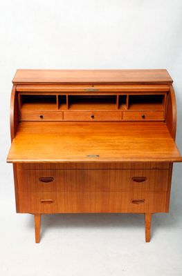 Mid-century teak Secretary, Denmark, 1960s