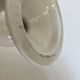 Neoclassical baluster candlestick in white porcelain 1960