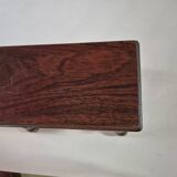 Mini footstool with vintage twisted legs.