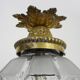 Louis XV style Hall lantern in bronze and glass globe. Around 1920