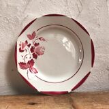 Four Gien porcelain plates