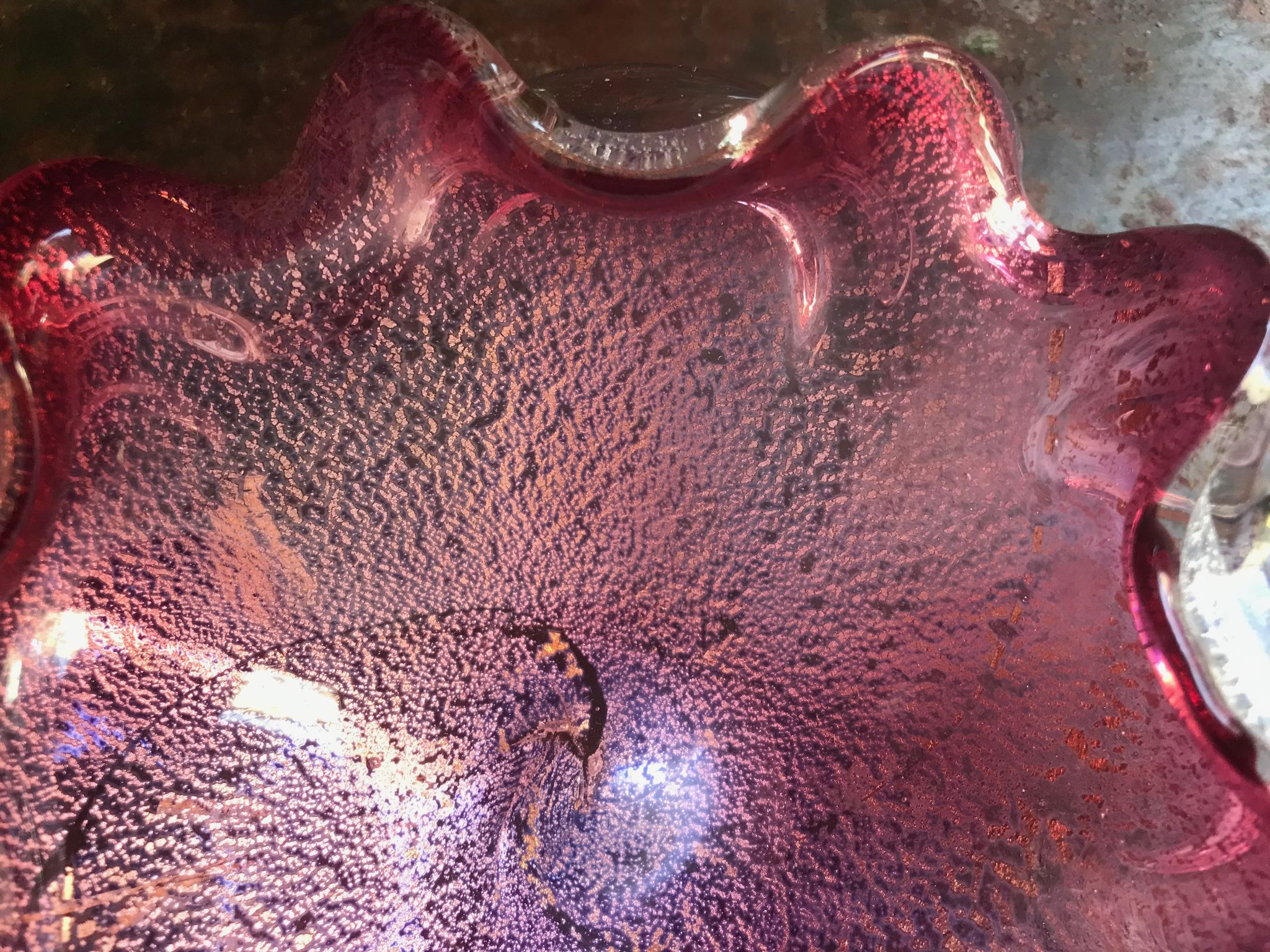 Empty ashtray Murano pocket