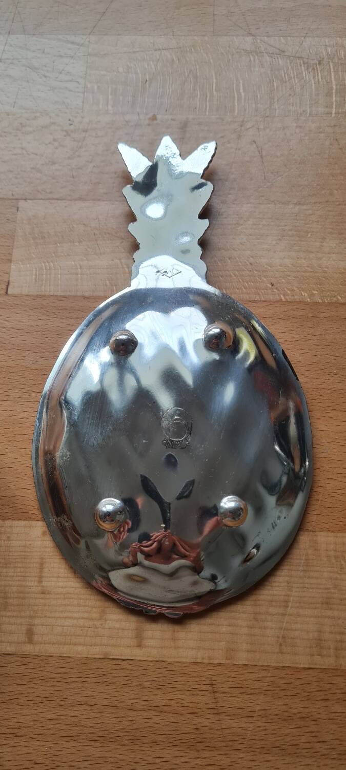 Pair of Silver-Plated Pineapple Trays, France, 1970s