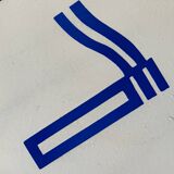 Vintage Europe Industrial Enamel Sign Decoration Architecture