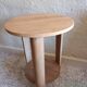 Round side table