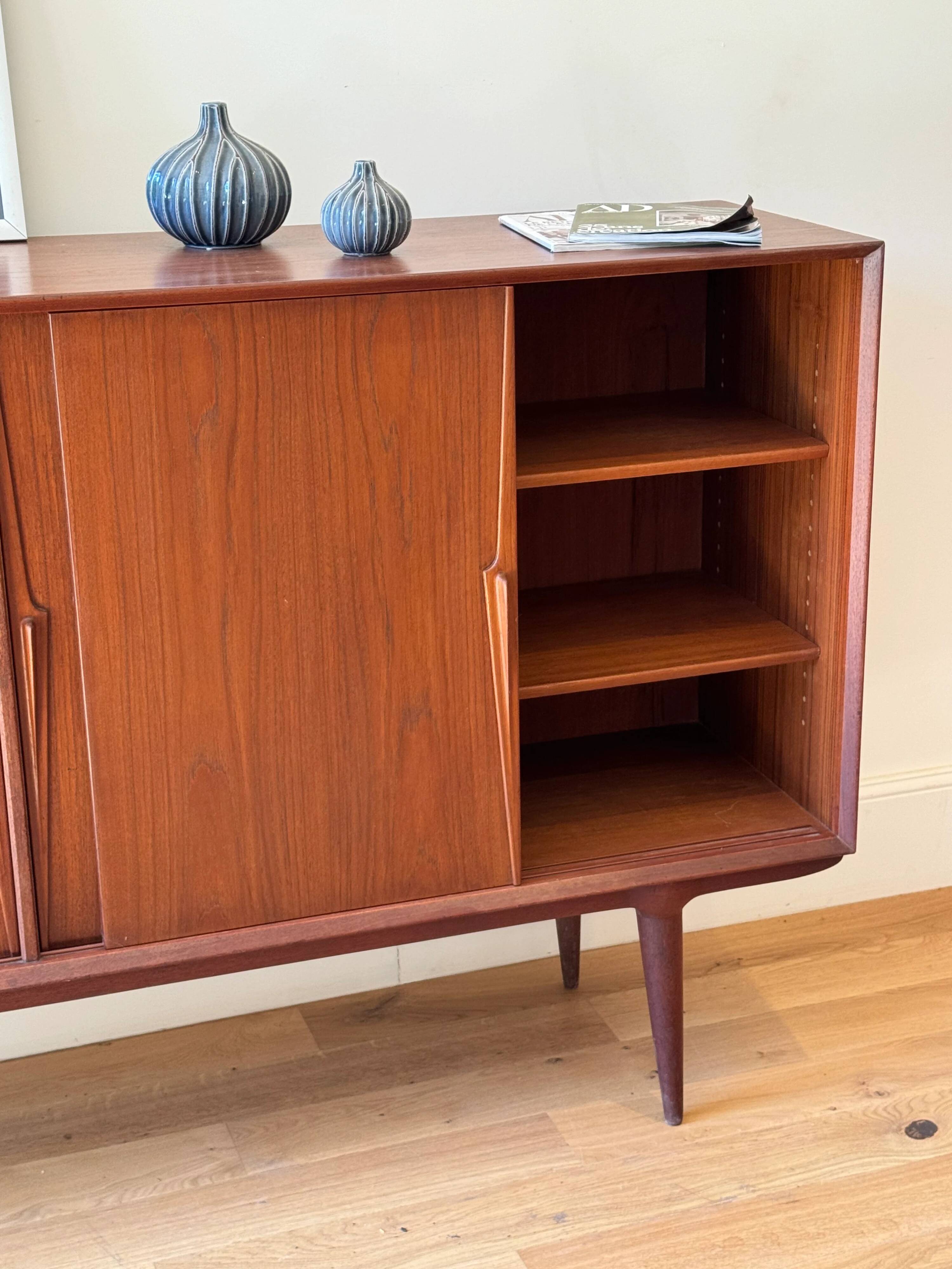 Vintage Scandinavian teak sideboard "Arvid"