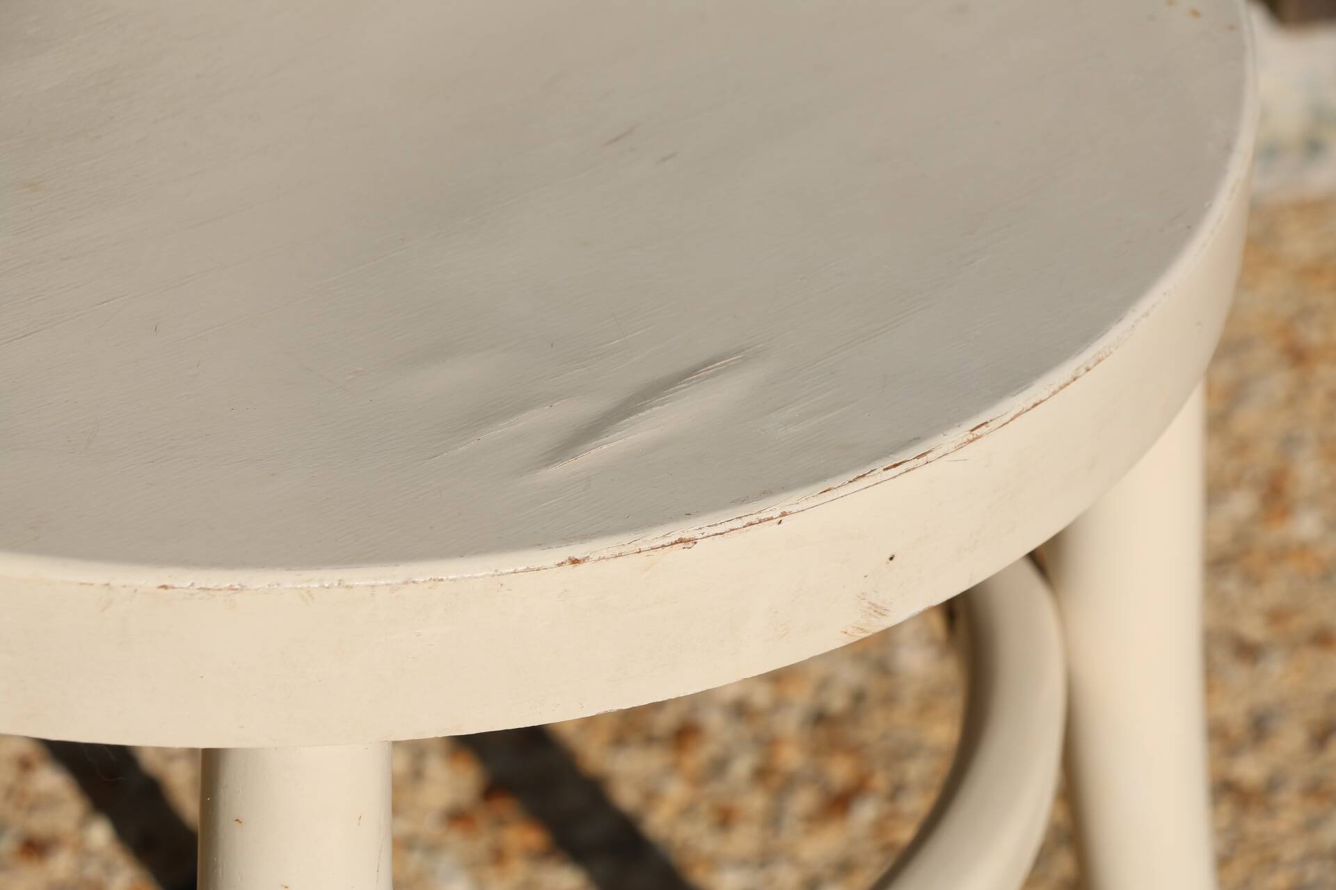 4 BAUMANN white seagull chairs