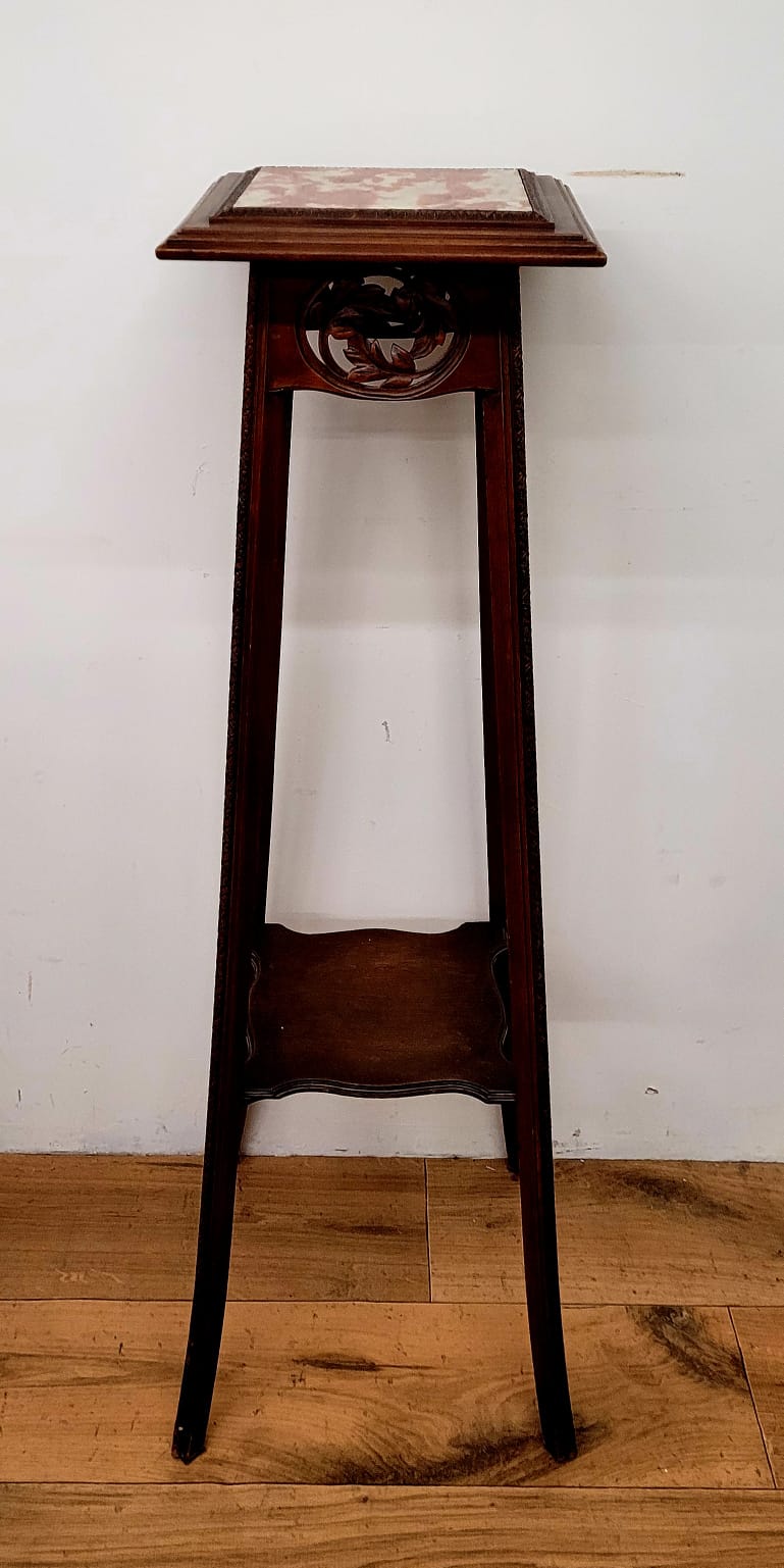 Wooden and marble harness