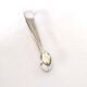 WMF vintage sugar tongs in silver-plated metal with crossed ribbon decoration.