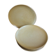 Set 5 flat plates in sandstone