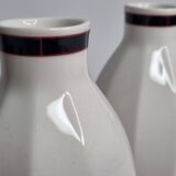 Set of 2 Villeroy & Boch porcelain bottles – GEO model, Luxembourg, 11