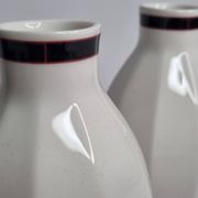 Set of 2 Villeroy & Boch porcelain bottles – GEO model, Luxembourg, 11