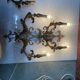 Large Italian Tole Gold Gilded Sconces Set of 2  1960’s 
