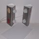 Pair Italian Wall Lights POP Retro 1960/70s