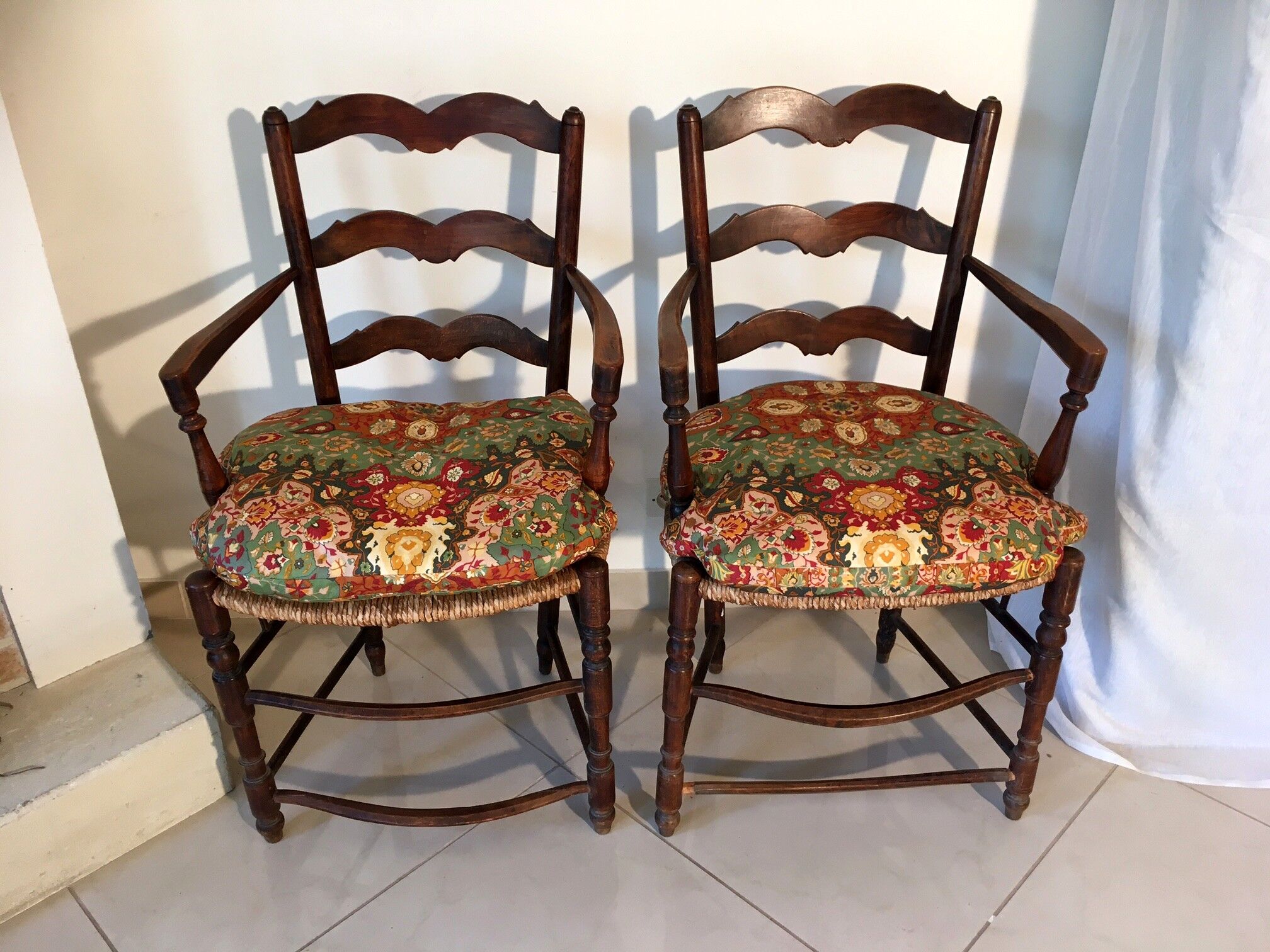 Pair of Provencal armchairs