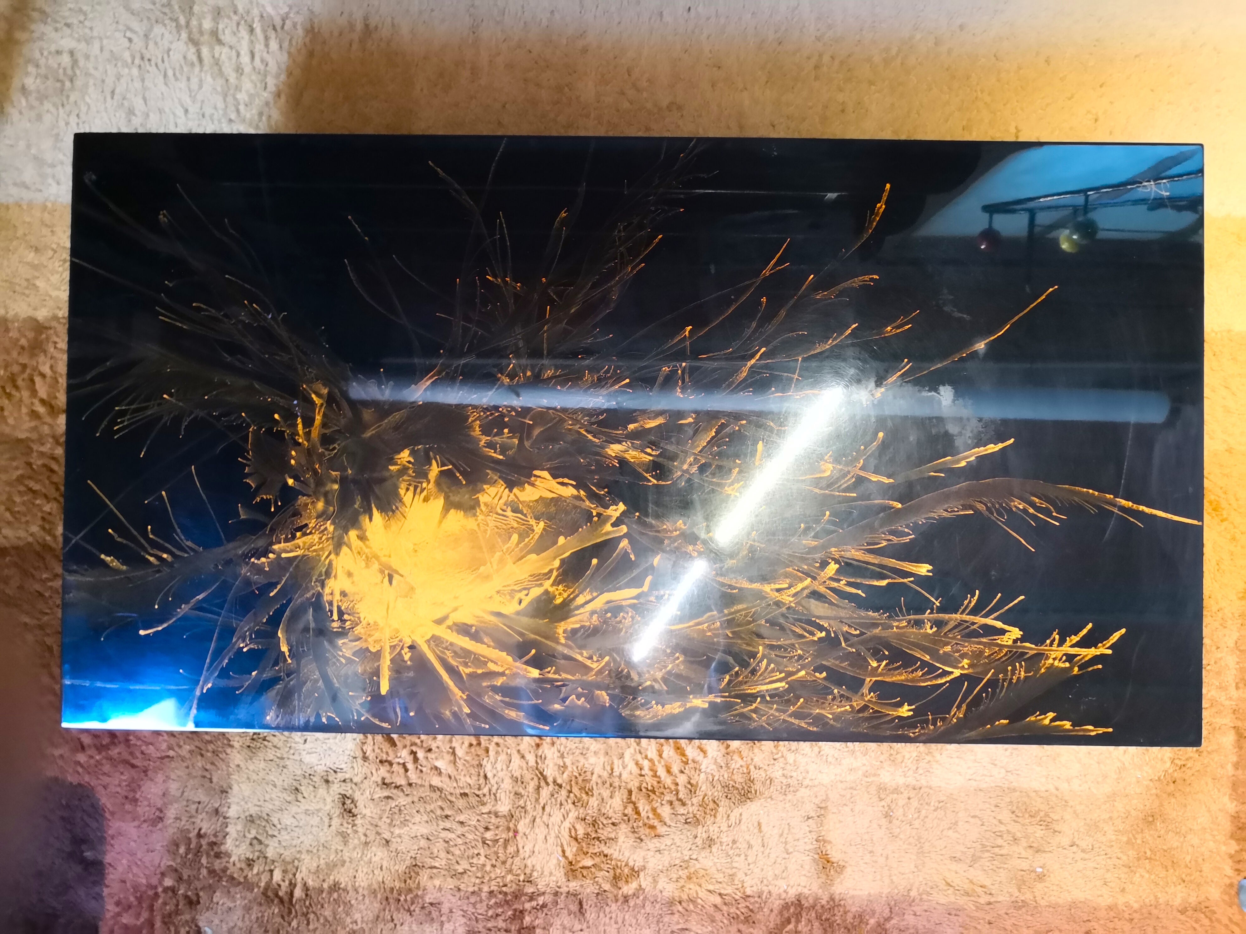 Vintage coffee table signed