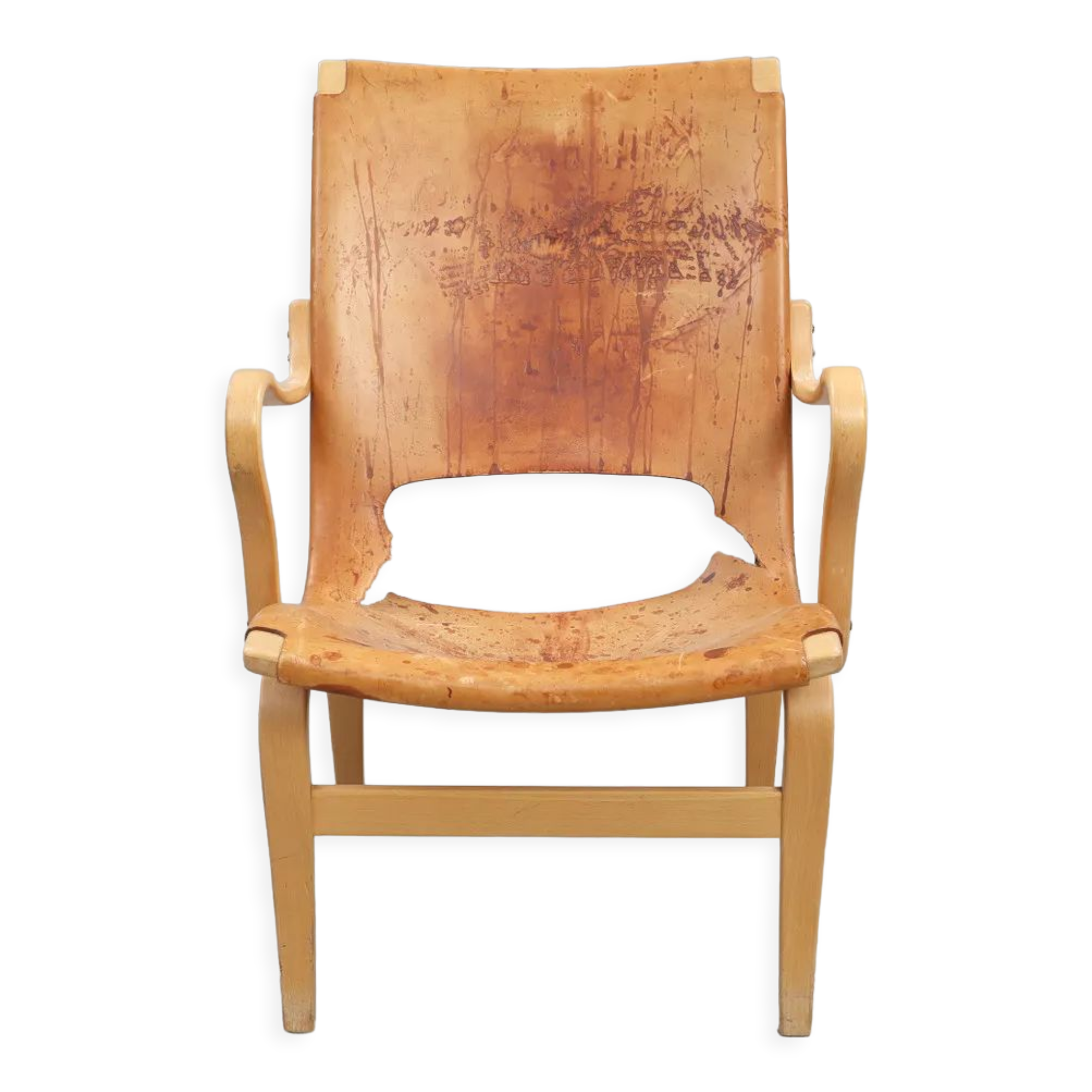 Armchair by Bruno Mathsson model EVA company Karl Mathsson