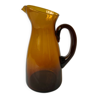 Selency amber water jar x Monoprix Croisé Laroche