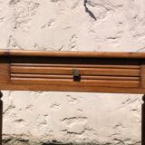 Wooden desk with drawer, Louis Philippe