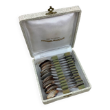 Box of 12 old spoons