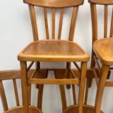 Suite of 5 bistro chairs.