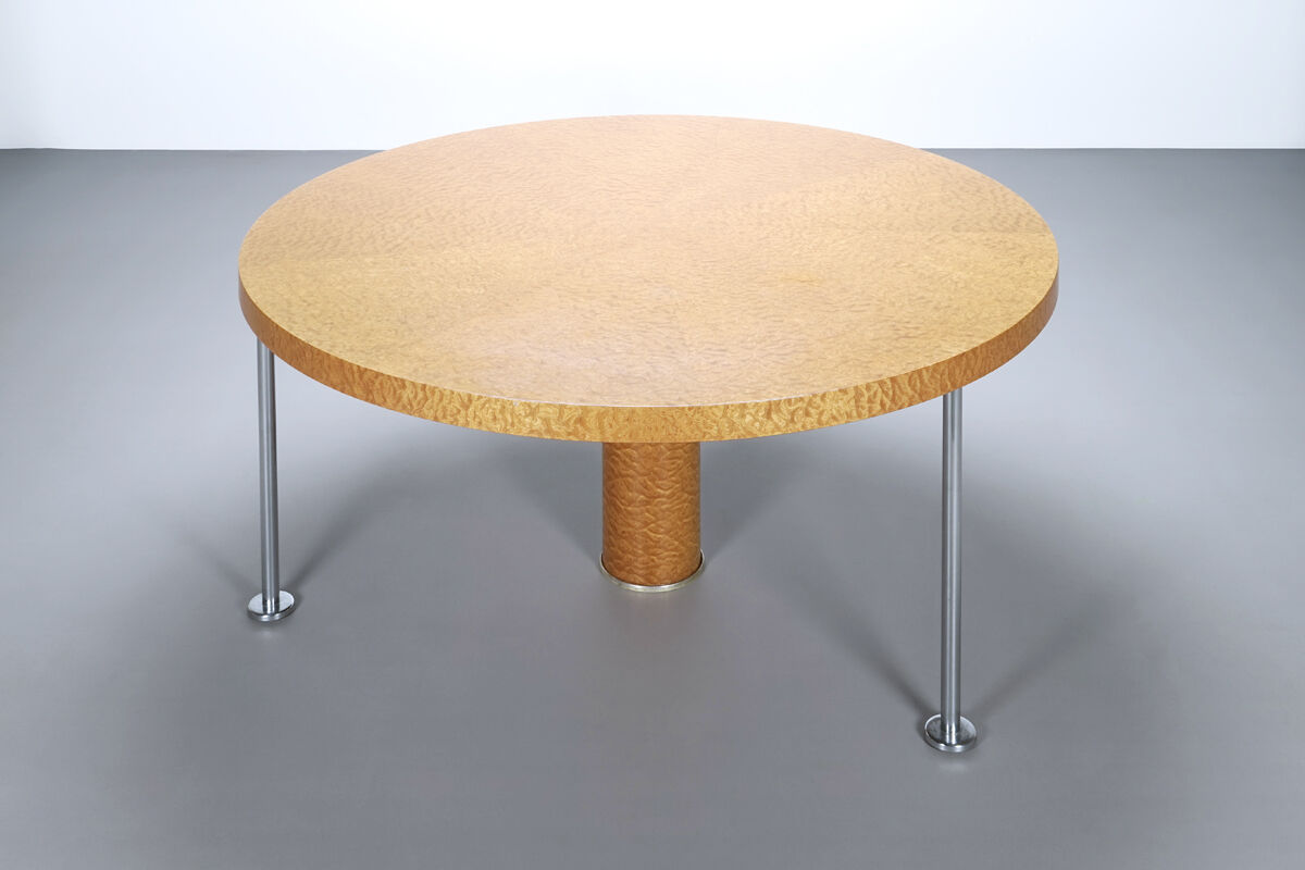 Table Ospite large model of Ettore Sottsass for Zanotta circa 1980