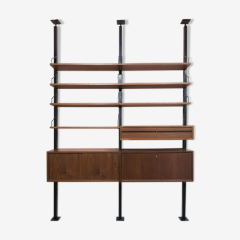 Poul Cadovius royal system teak wall unit, Denmark 1960