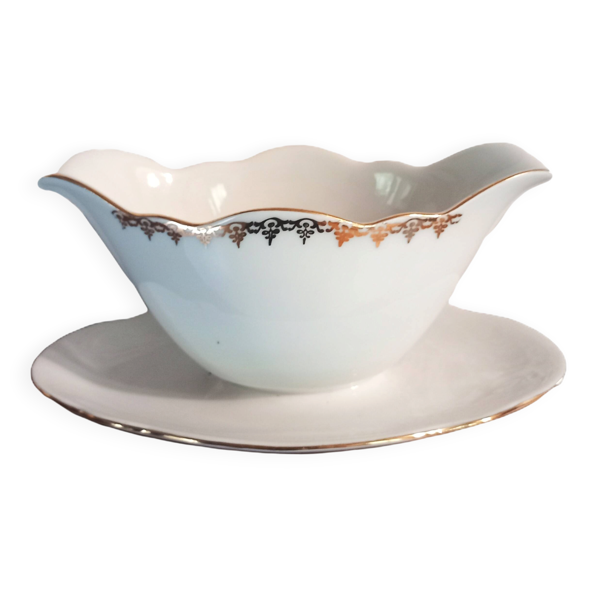 Saucière ancienne en porcelaine allemande Arzberg