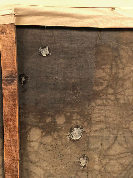 Oil on canvas early twentieth century