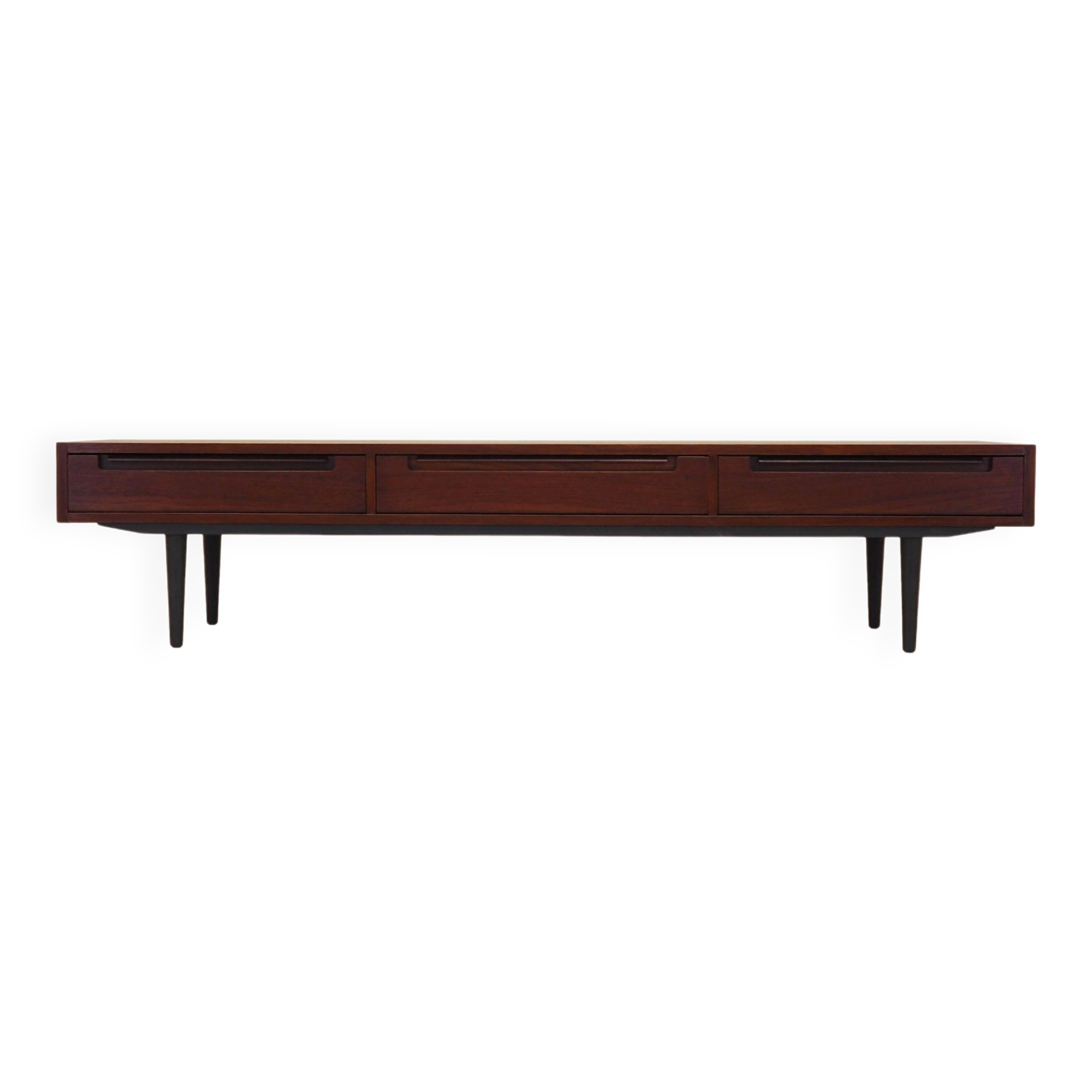 Lowboard en palissandre, design danois, années 1970, production : Danemark