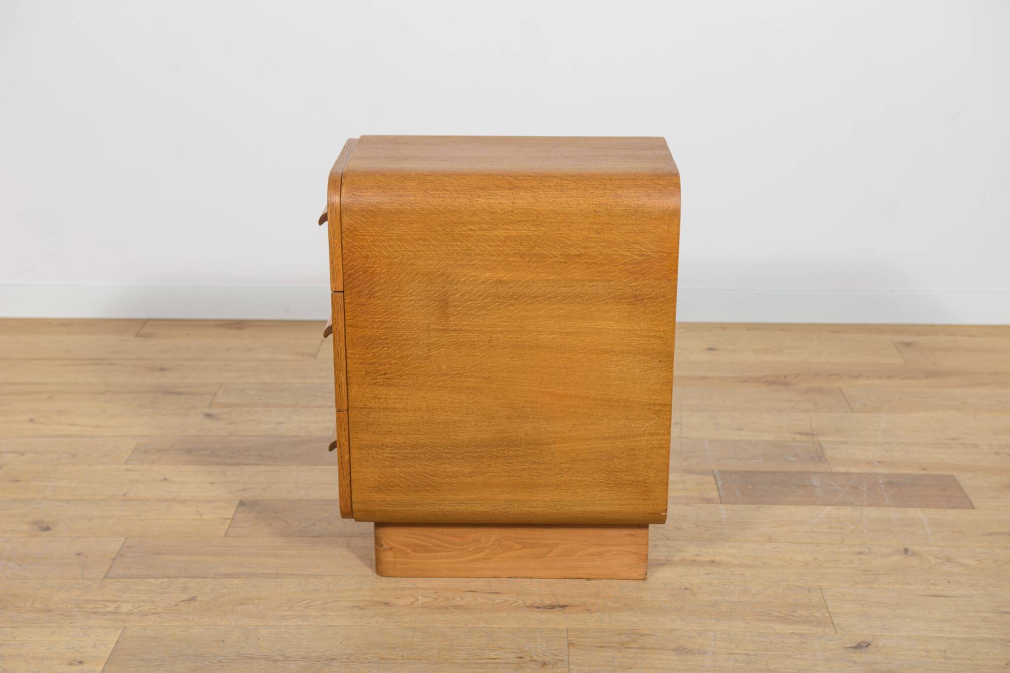 Art Deco Nightstands, Former Czechoslovakia, 1950s, Set of 2