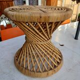 Vintage Rattan Stool "1915"