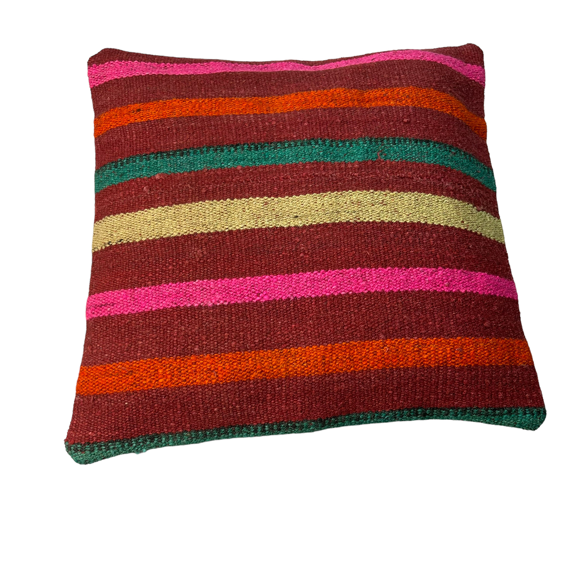Vintage turkish kilim cushion cover 40x40cm