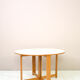 White round table with wings