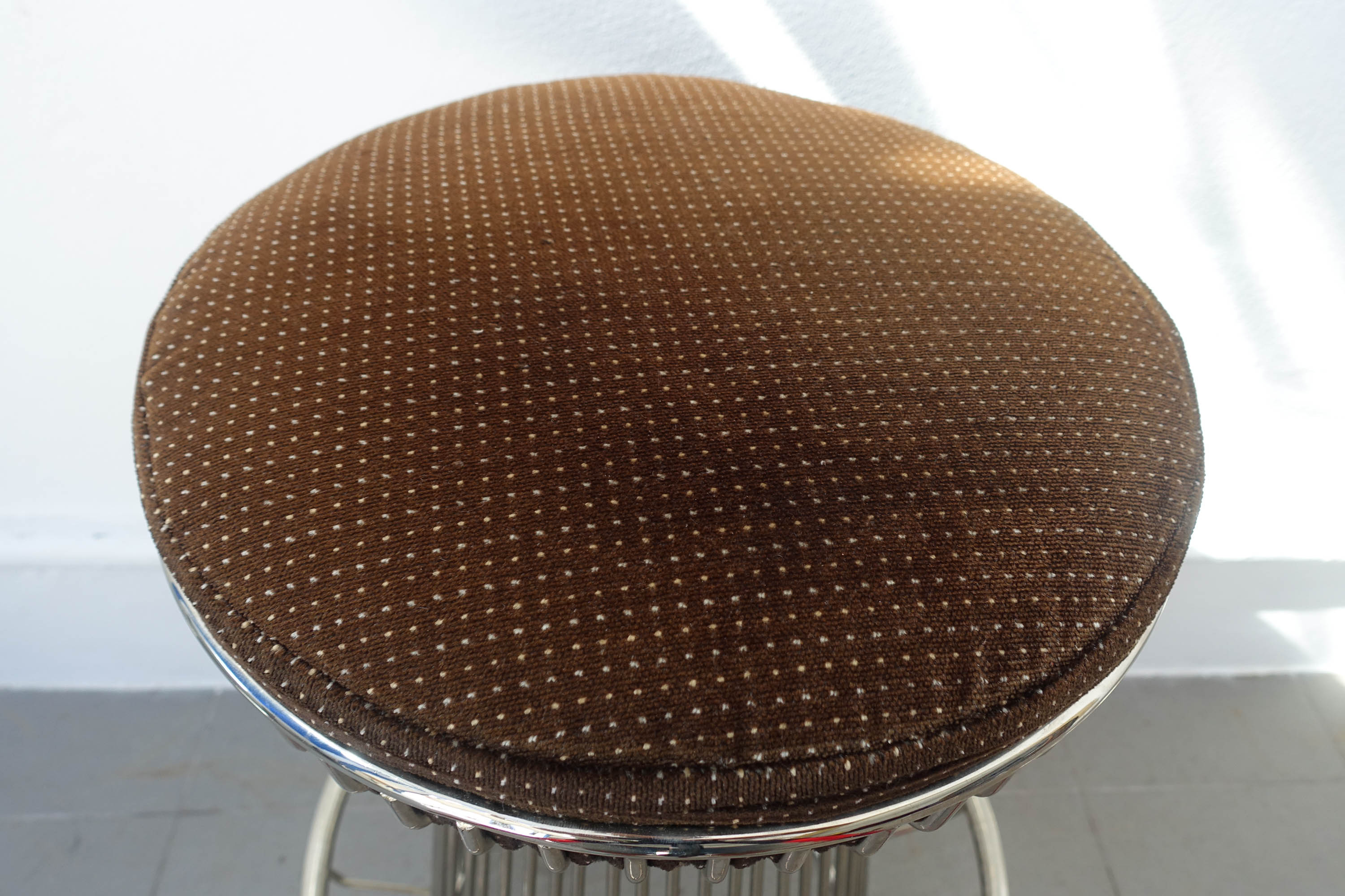 Vintage wire-frame bar stool