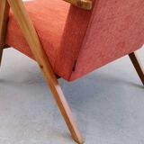 Mid Century Easy Chair Model B - 310 Var in Rusty Orange