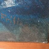 Abstract painting 1985 Jack Friling - oil on canvas