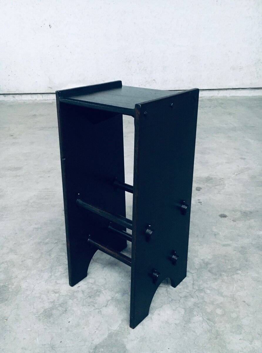 Arts and Crafts Handmade Bar Stools, France, 1920s, Set of 2