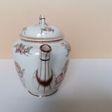 Teapot Sarreguemines cherub patterns