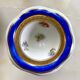 Blue and gold sweet egg set in Limoges porcelain, France, 1928